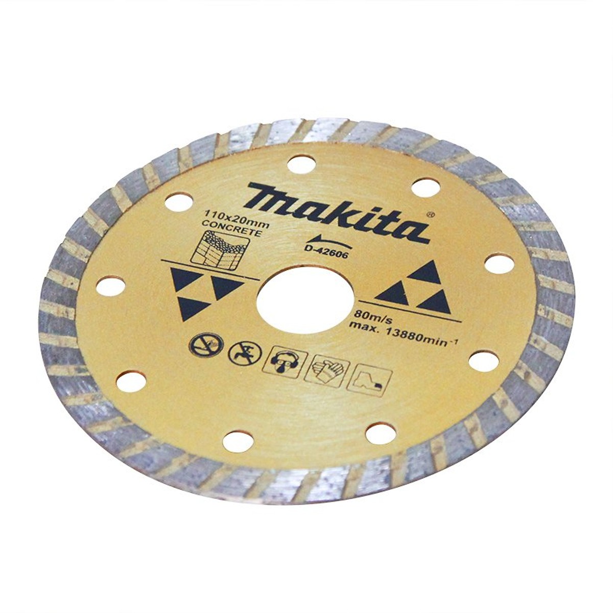 Lưỡi cắt kim cương Makita D-42606 Φ110 x 20mm (cắt khô)